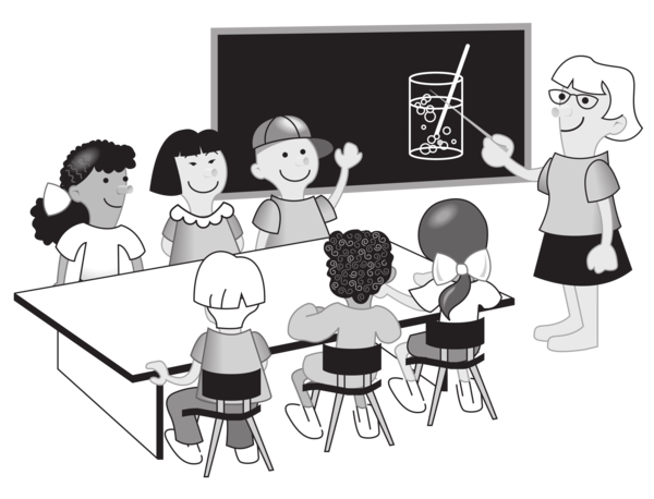Free Classroom Cartoon Black And White Communication Clipart Clipart Transparent Background