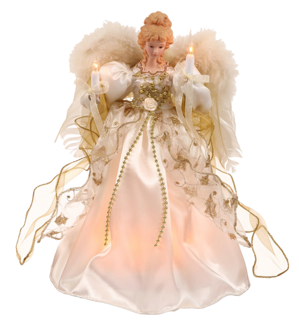 Free Tree Doll Figurine Angel Clipart Clipart Transparent Background