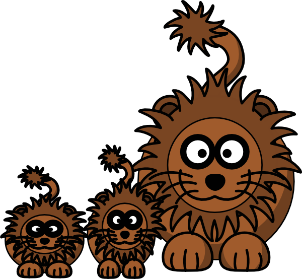 Free Lion Cartoon Tree Food Clipart Clipart Transparent Background