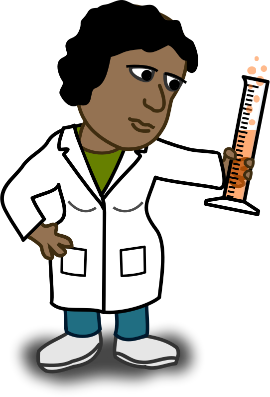 Free Scientist Person Standing Male Clipart Clipart Transparent Background
