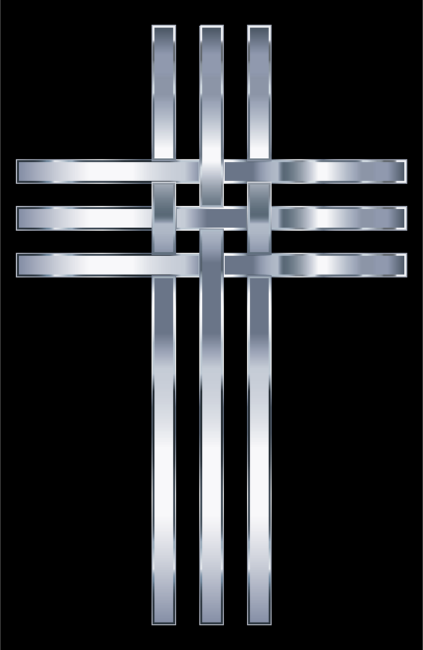 Free Church Structure Black And White Cross Clipart Clipart Transparent Background