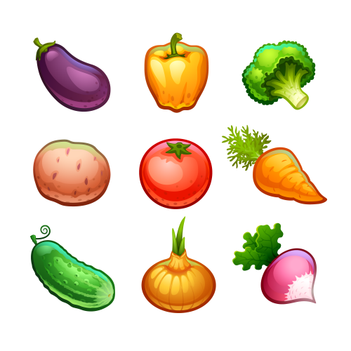 Free Winter Natural Foods Vegetable Food Clipart Clipart Transparent Background
