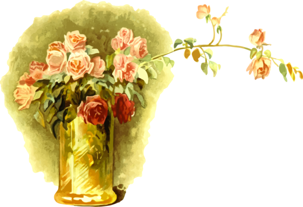 Free Rose Flower Flower Arranging Floristry Clipart Clipart Transparent Background