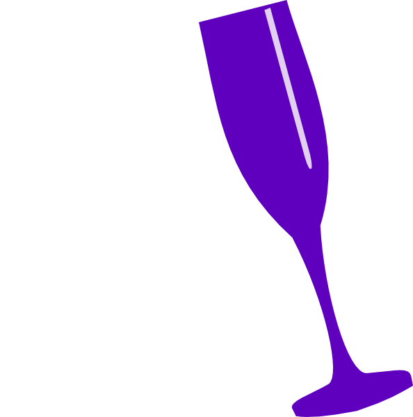 Free Cocktail Violet Stemware Wine Glass Clipart Clipart Transparent Background