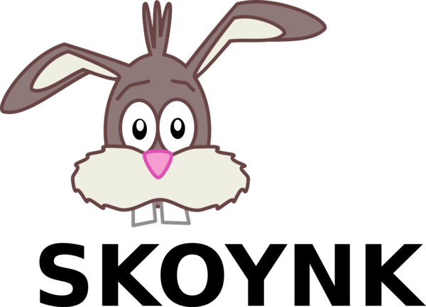 Free Rabbit Cartoon Text Rabbit Clipart Clipart Transparent Background