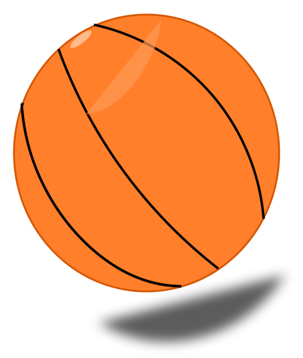 Free Basketball Ball Circle Line Clipart Clipart Transparent Background