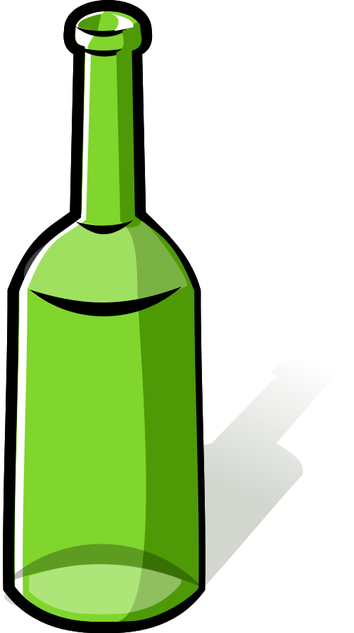 Free Water Bottle Glass Bottle Wine Bottle Clipart Clipart Transparent Background