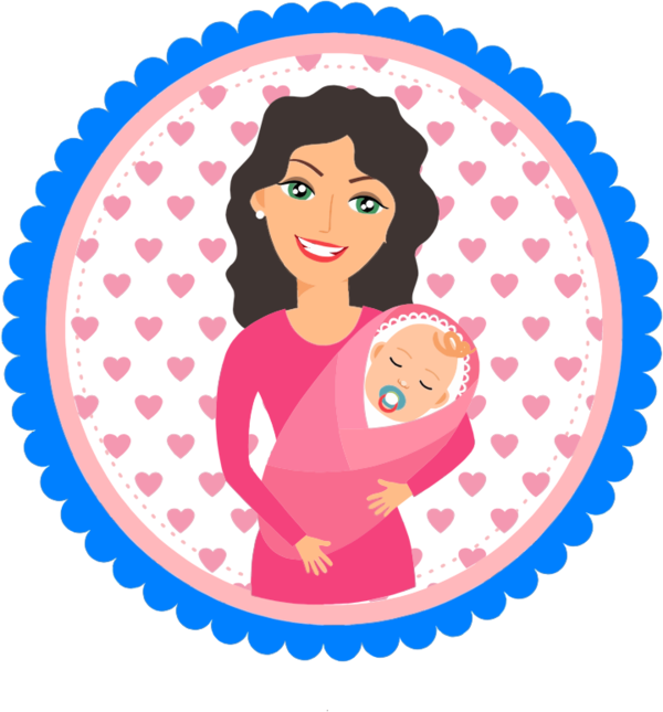 Free Mother Smile Cheek Line Clipart Clipart Transparent Background