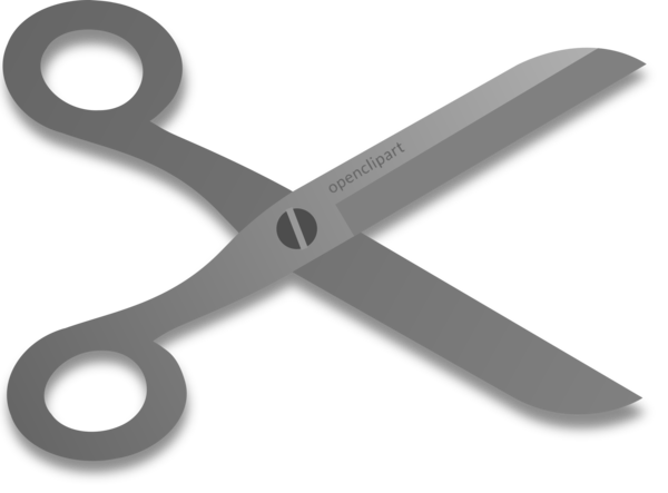 Free Barber Scissors Hardware Line Clipart Clipart Transparent Background
