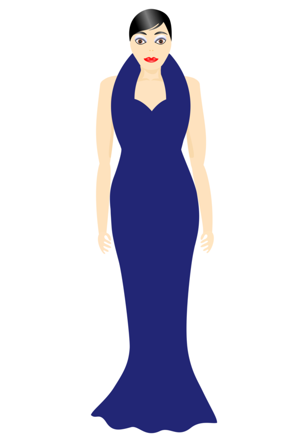 Free Cocktail Dress Standing Shoulder Clipart Clipart Transparent Background