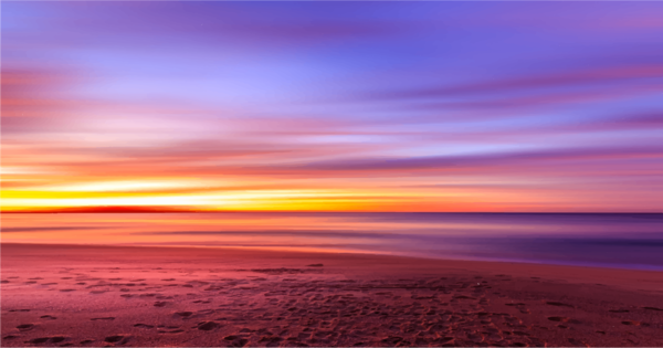 Free Ocean Sky Horizon Afterglow Clipart Clipart Transparent Background
