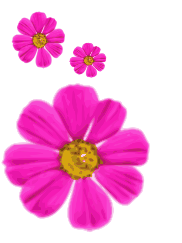Free Gerbera Flower Petal Magenta Clipart Clipart Transparent Background