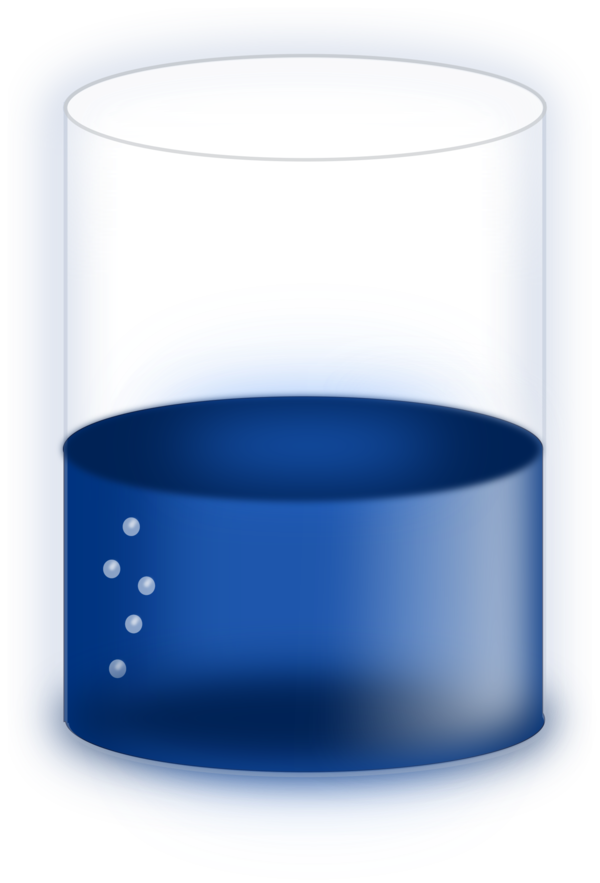 Free Water Cobalt Blue Glass Cylinder Clipart Clipart Transparent Background