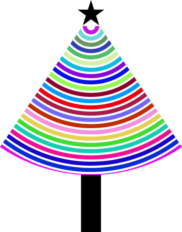 Free Tree Christmas Tree Line Cone Clipart Clipart Transparent Background