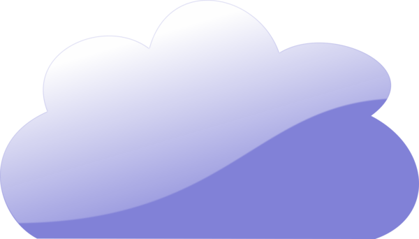 Free Cloud Heart Violet Lilac Clipart Clipart Transparent Background