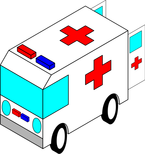 Free Ambulance Vehicle Line Area Clipart Clipart Transparent Background