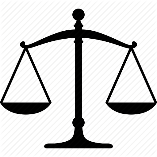 Free Lawyer Black And White Line Weighing Scale Clipart Clipart Transparent Background