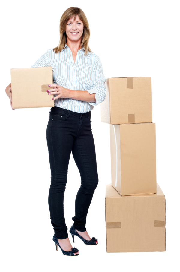 Free Delivery Standing Shoulder Package Delivery Clipart Clipart Transparent Background