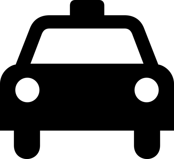 Free Taxi Black And White Line Angle Clipart Clipart Transparent Background