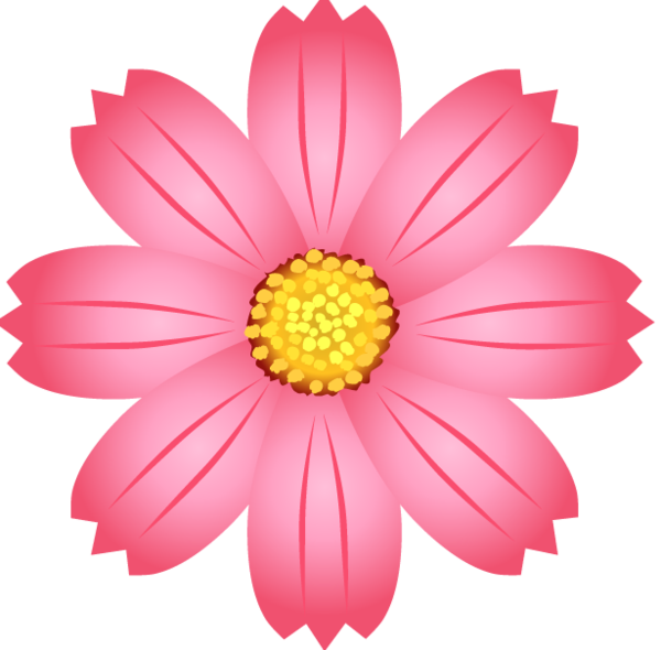 Free Gerbera Flower Daisy Petal Clipart Clipart Transparent Background