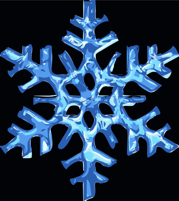 Free Snowflake Cobalt Blue Symmetry Electric Blue Clipart Clipart Transparent Background