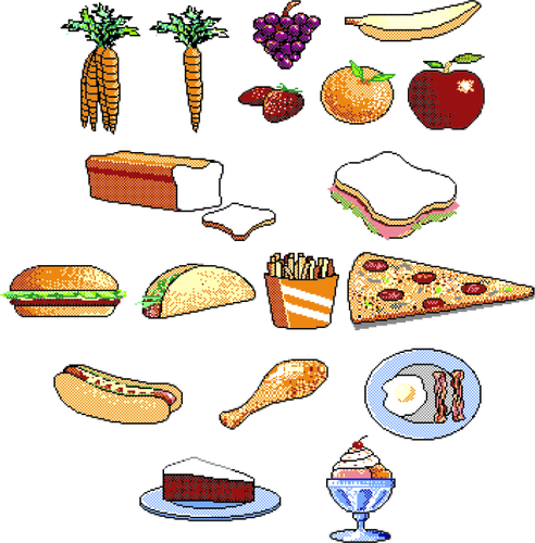Free Fast Food Food Line Area Clipart Clipart Transparent Background