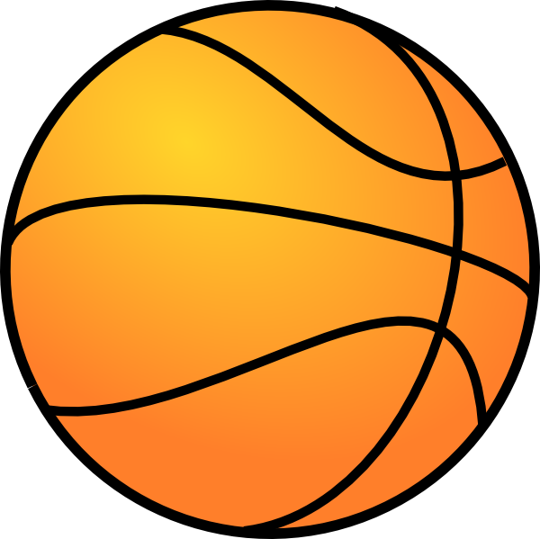 Free Basketball Ball Line Circle Clipart Clipart Transparent Background