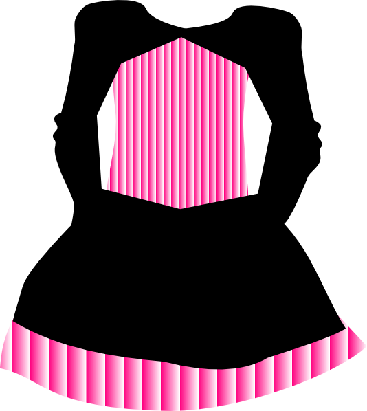 Free Dress Dress Magenta Shoulder Clipart Clipart Transparent Background