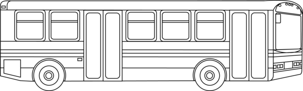 Free School Bus Transport Text Vehicle Clipart Clipart Transparent Background