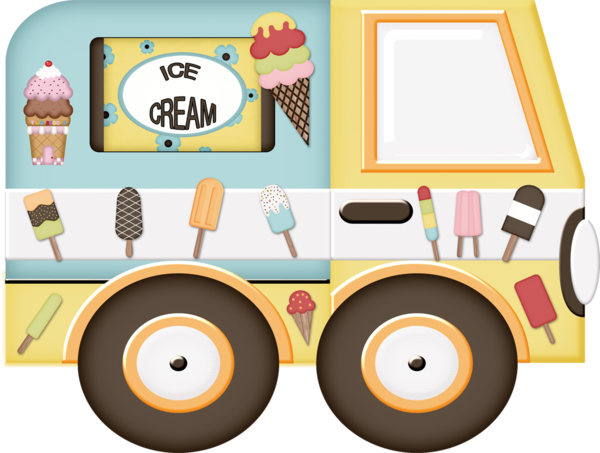 Free Ice Cream Line Clipart Clipart Transparent Background