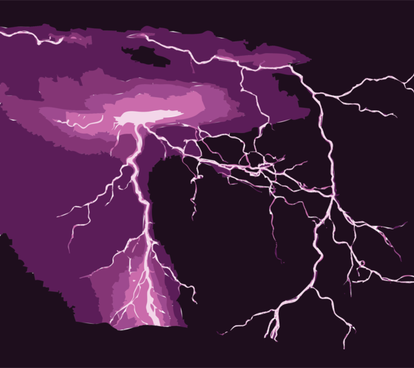 Free Lightning Violet Tree World Clipart Clipart Transparent Background
