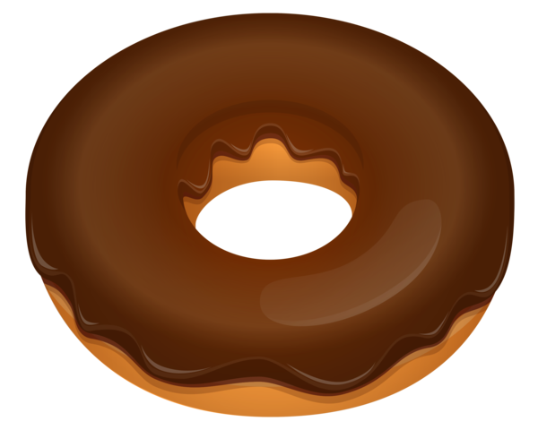 Free Coffee Chocolate Doughnut Food Clipart Clipart Transparent Background