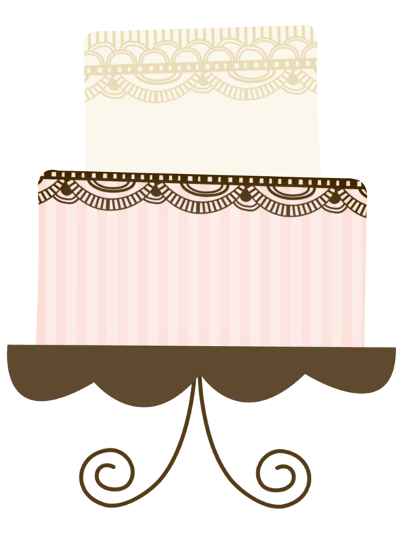 Free Cake Line Beige Clipart Clipart Transparent Background