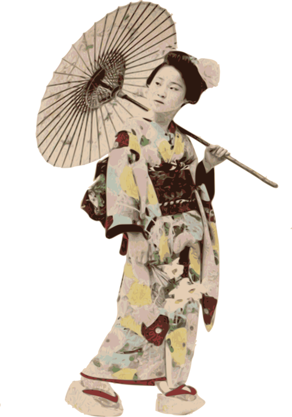 Free Woman Woman Geisha Costume Clipart Clipart Transparent Background