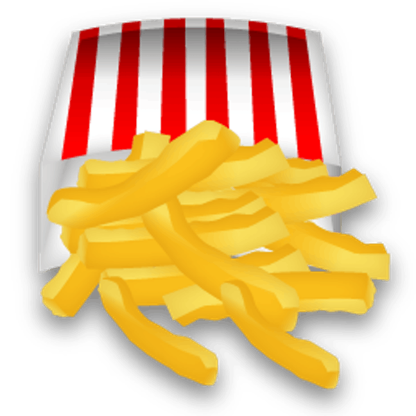 Free Fast Food French Fries Junk Food Side Dish Clipart Clipart Transparent Background