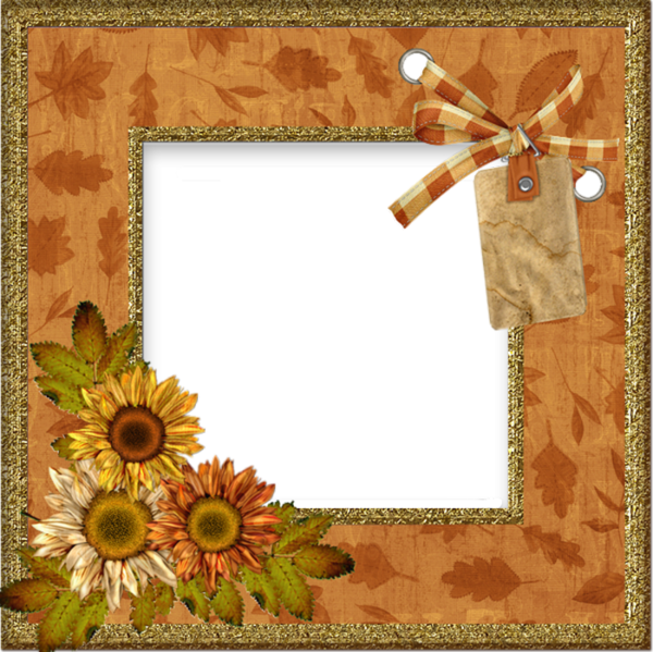 Free Sunflower Flower Sunflower Picture Frame Clipart Clipart Transparent Background