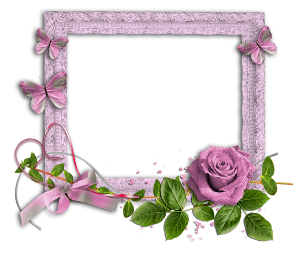 Free Family Flower Picture Frame Lilac Clipart Clipart Transparent Background
