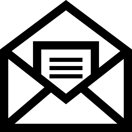 Free Email Icon Black And White Text Line Clipart Clipart Transparent Background