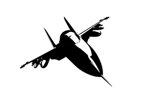 Free Jets Black And White Wing Line Clipart Clipart Transparent Background