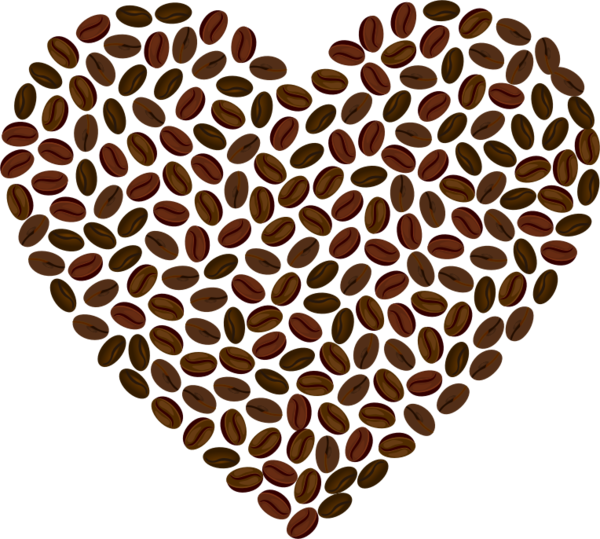 Free Coffee Heart Honeycomb Clipart Clipart Transparent Background