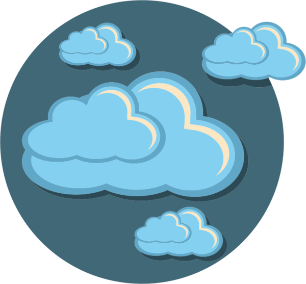 Free Cloud Aqua Circle Sky Clipart Clipart Transparent Background