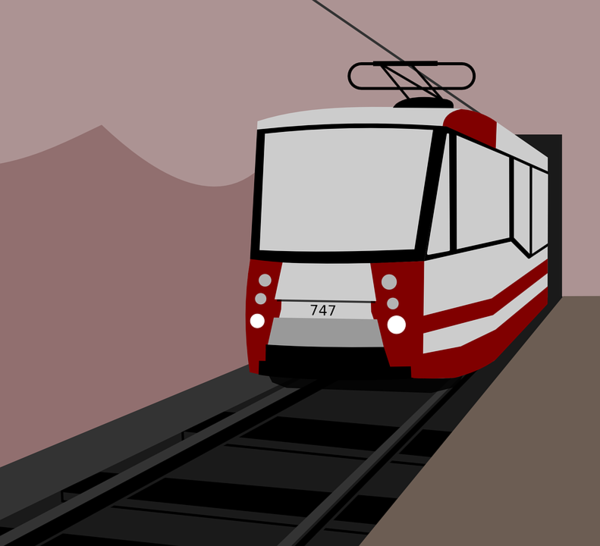 Free Train Transport Line Vehicle Clipart Clipart Transparent Background