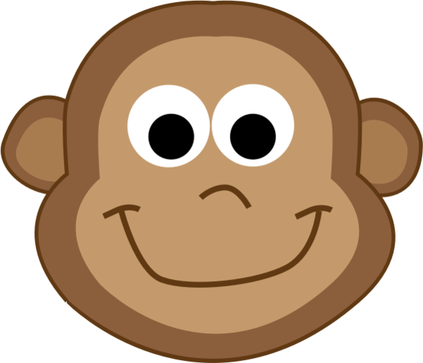 Free Monkey Face Nose Head Clipart Clipart Transparent Background