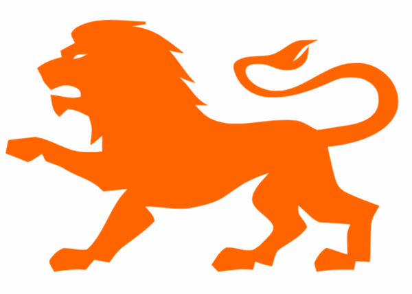 Free Lion Lion Line Silhouette Clipart Clipart Transparent Background