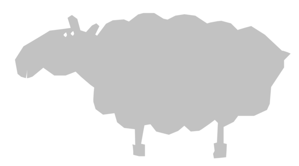 Free Sheep Black And White Silhouette Snout Clipart Clipart Transparent Background