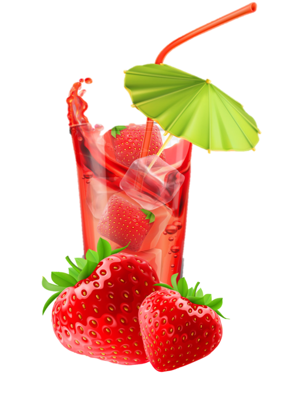 Free Dessert Strawberry Strawberries Strawberry Juice Clipart Clipart Transparent Background