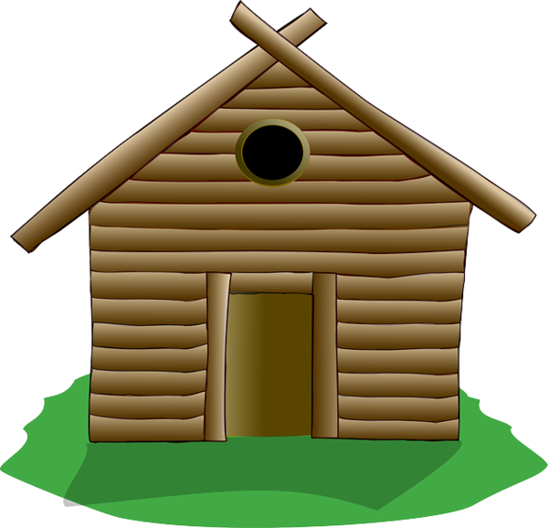 Free House House Angle Log Cabin Clipart Clipart Transparent Background