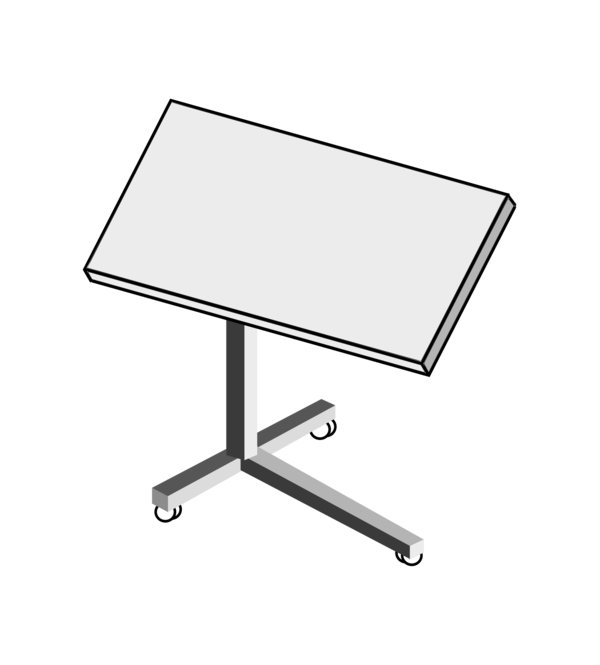 Free Office Table Furniture Line Clipart Clipart Transparent Background