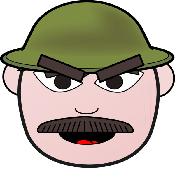Free Soldier Eyewear Face Facial Expression Clipart Clipart Transparent Background