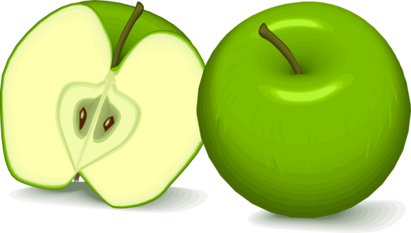 Free Christmas Fruit Apple Granny Smith Clipart Clipart Transparent Background